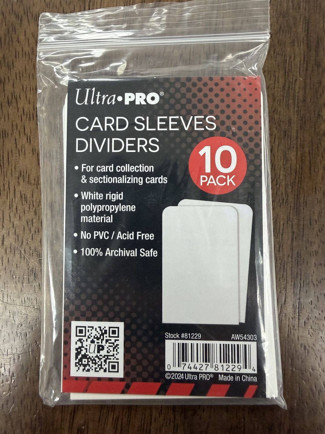 Ultra Pro Card Dividers 10 Pack