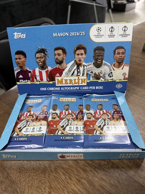 PACK: 2024-25 Topps Merlin UEFA Soccer Hobby pack