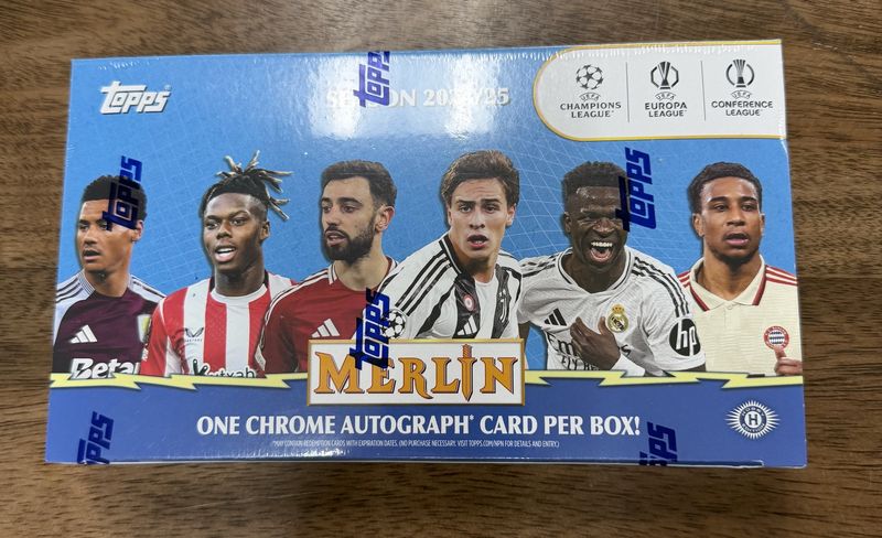 2024-25 Topps Merlin Soccer Hobby Box