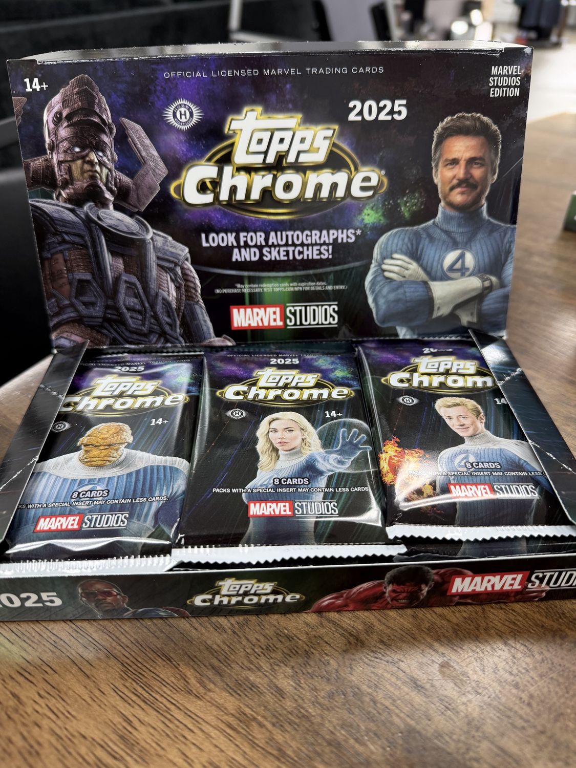2025 Topps Chrome Marvel Studios Hobby Packs