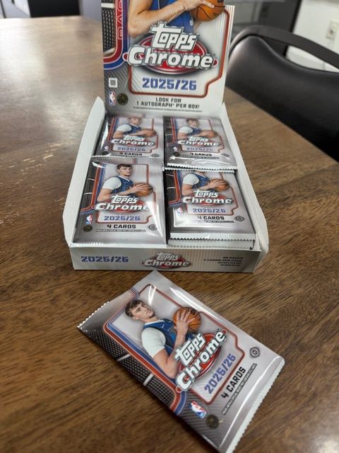 Topps Chrome Basketball Hobby PACK 2025/26