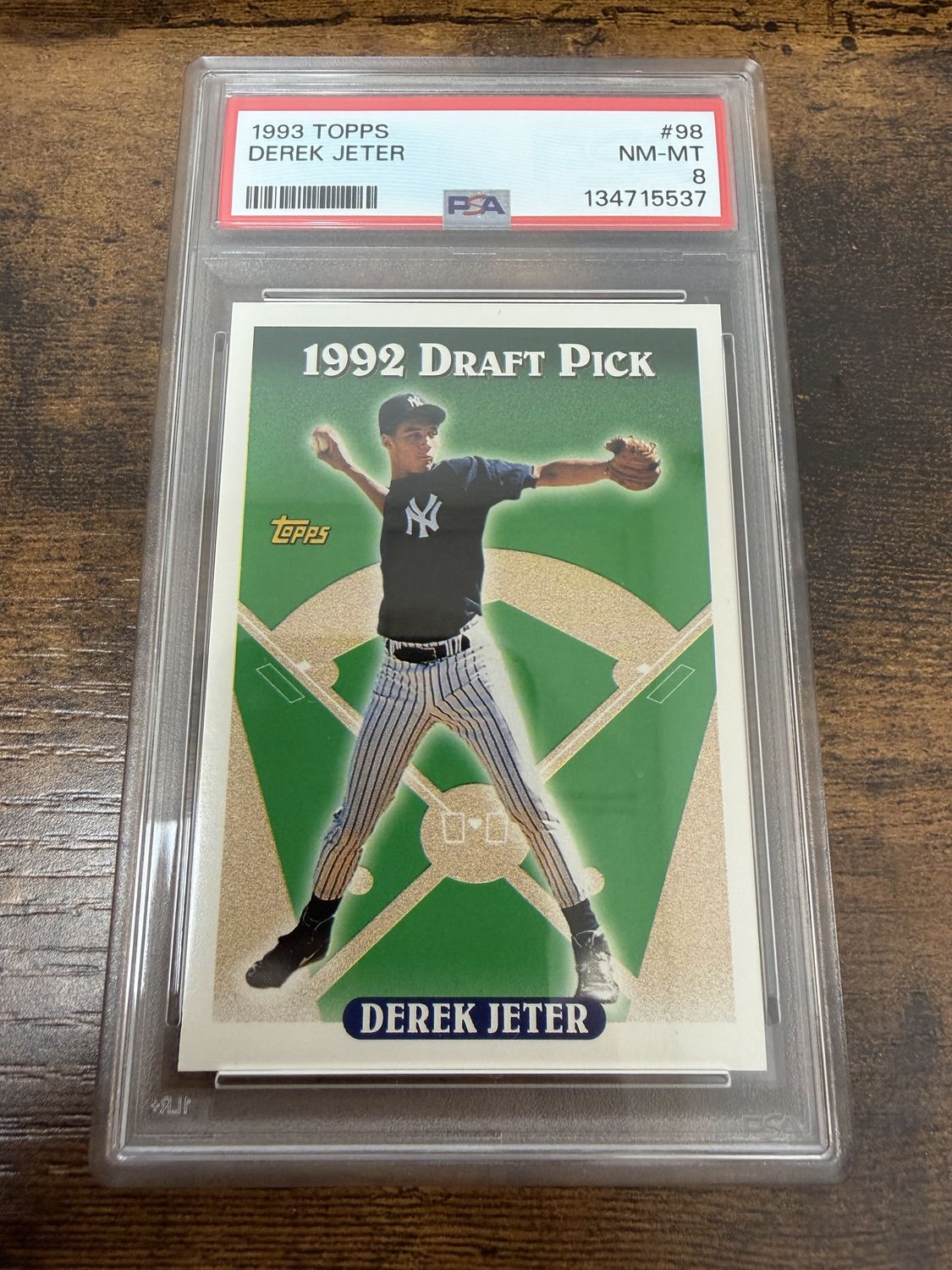 1993 Topps Derek Jeter #98 PSA 8