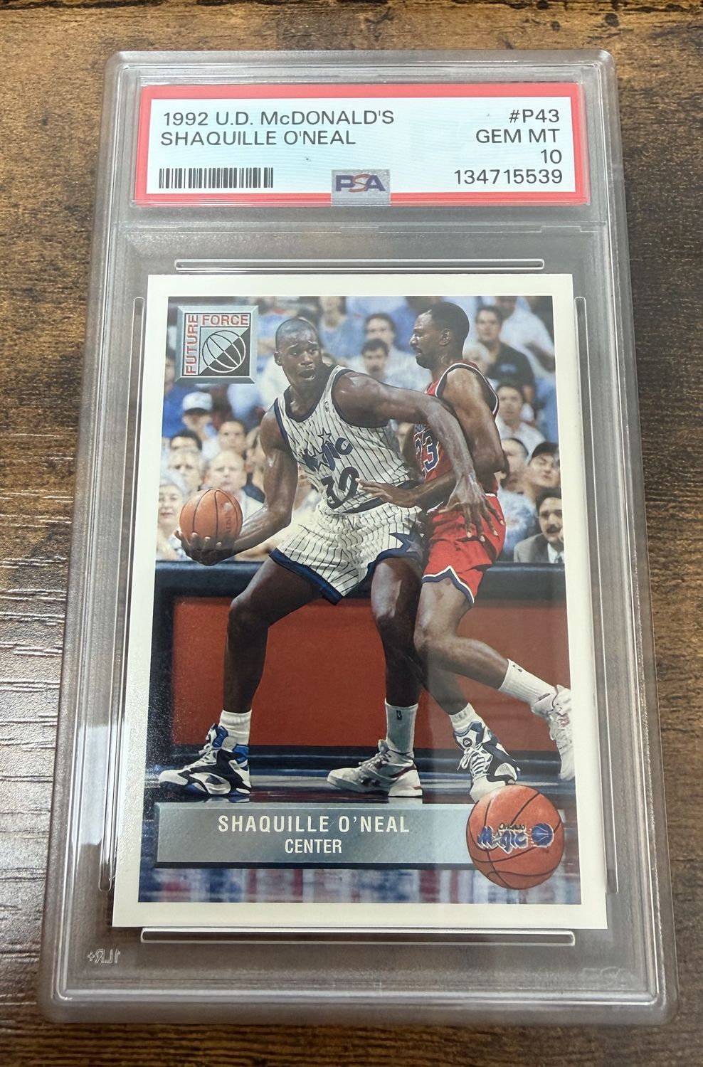 1992 Upper Deck McDonalds Shaquille ONeal RC PSA 10