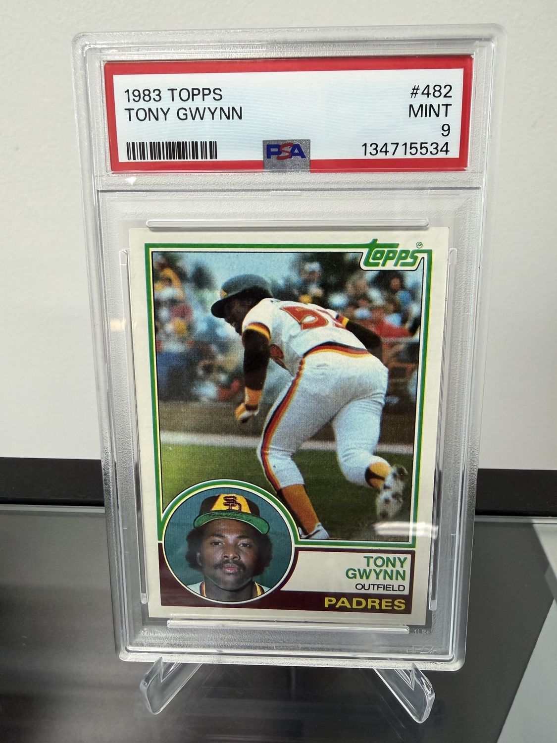 1983 Topps Tony Gwynn RC #482 PSA 9