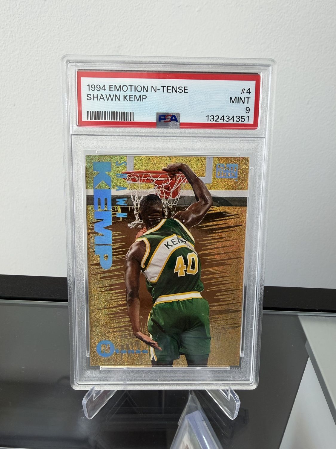 1994 Emotion N-Tense Shawn Kemp PSA 9