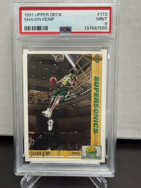 1991 Upper Deck Shawn Kemp PSA 9