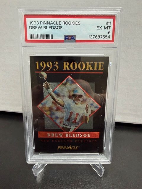 1993 Pinnacle Rookies Drew Bledsoe PSA 6