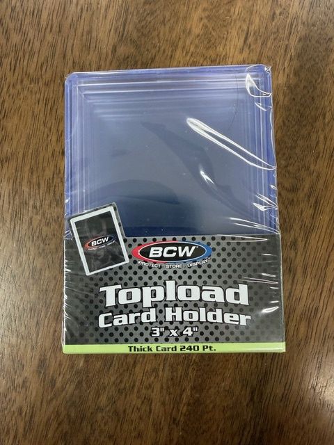 240 Pt BCW Thick Top Loaders 10 count