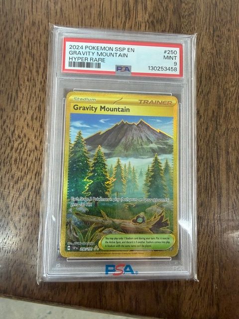 Gravity Mountain Trainer Hyper Rare PSA 9 Pokemon