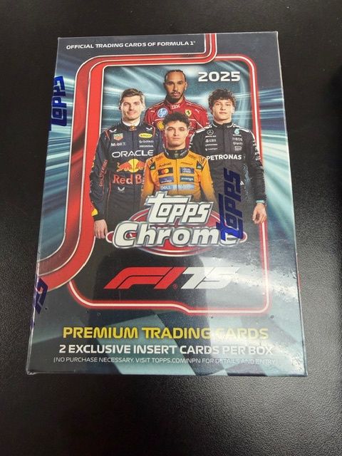 2025 Topps Chrome F1 Formula 1 Blaster Box