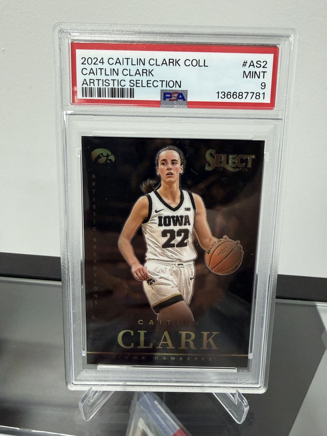 2024 Cailtin Clark Select Artistic Collection #AS2 PSA 9