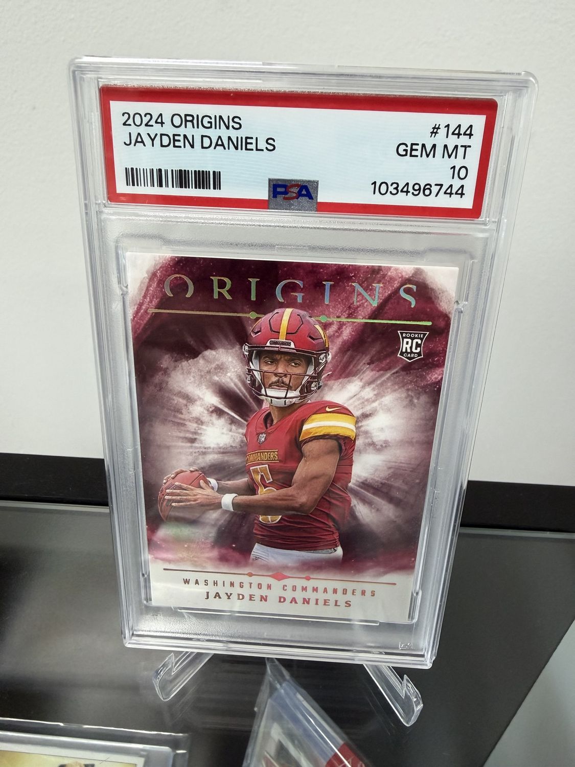 2024 Origins Jayden Daniels #144 RC PSA 10