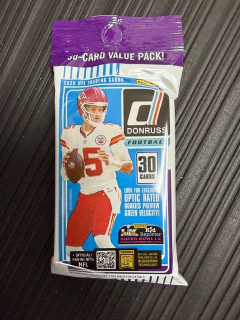 2025 Donruss Football fatpack PACK