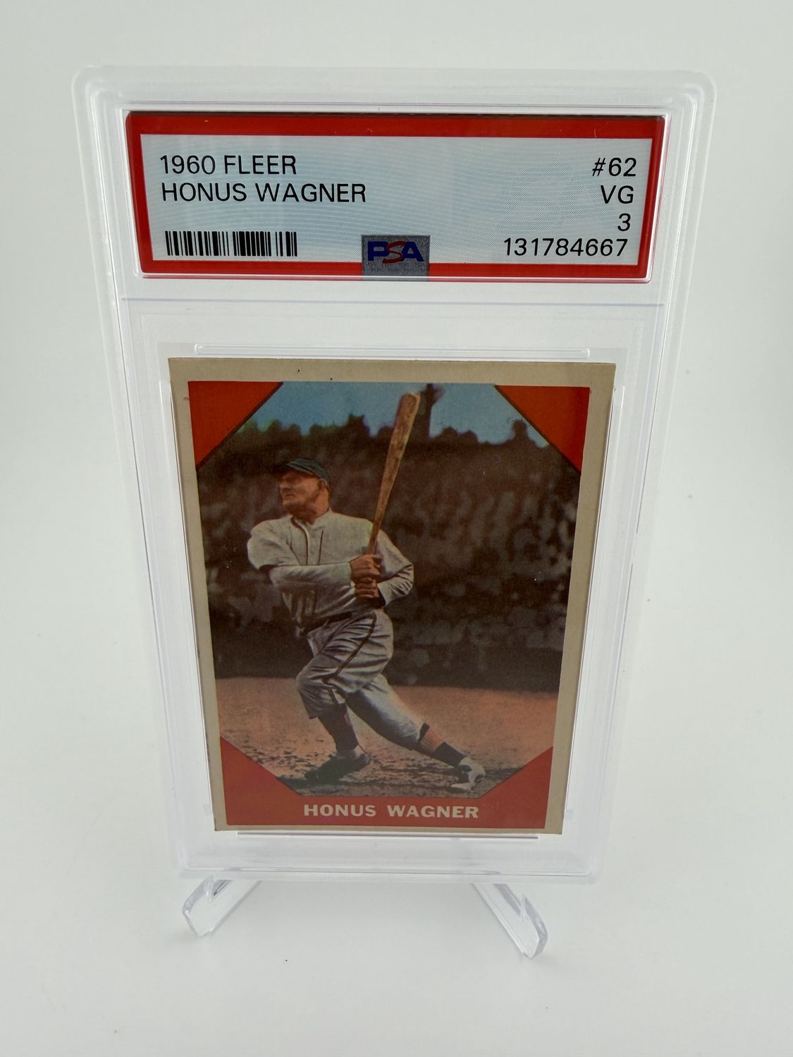 1960 Fleer Honus Wagner #62 PSA 3