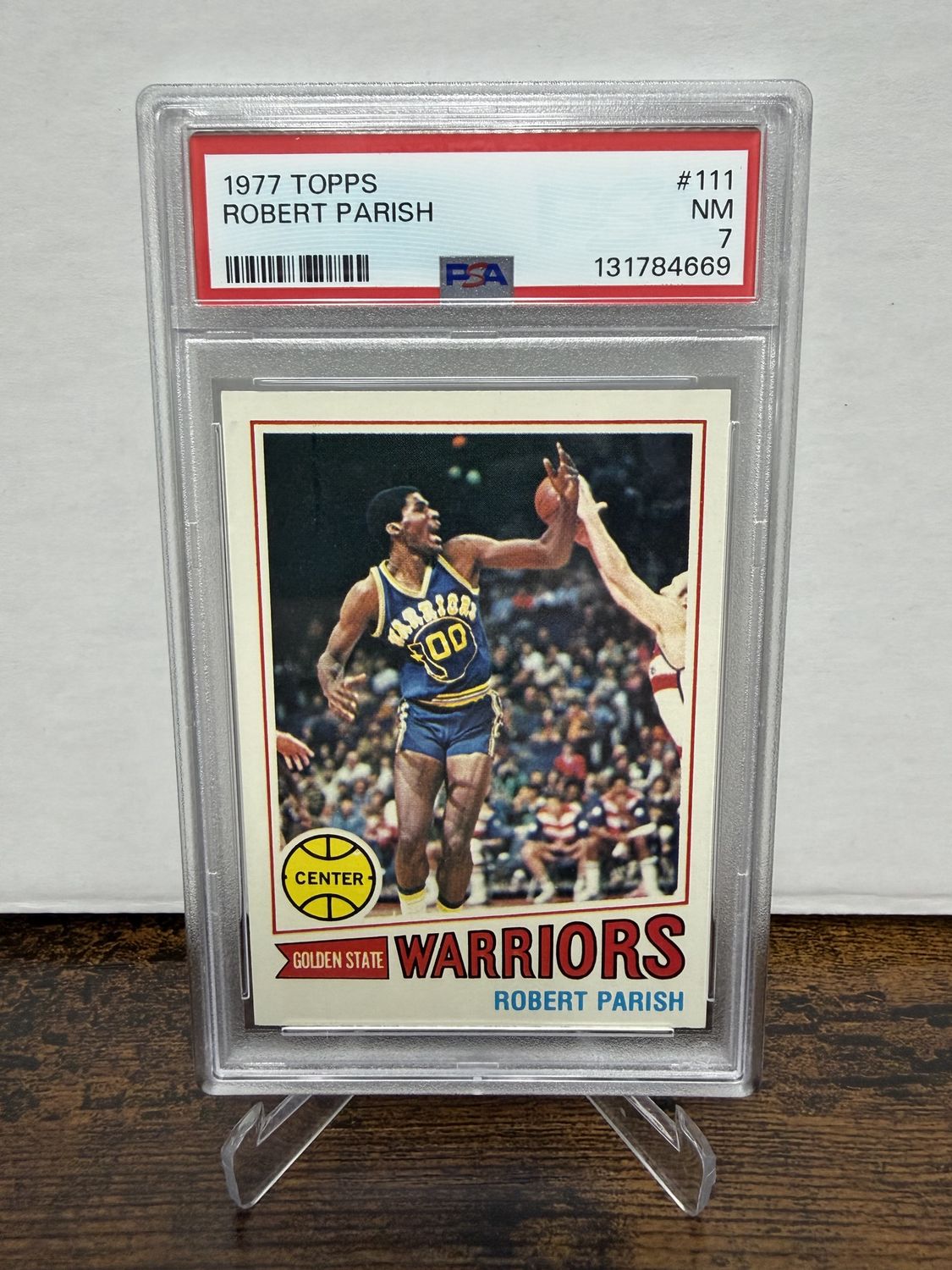 1977 Topps Robert Parish RC #111 PSA 7