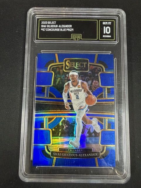 2023 Select SGA Shai Gilgeous-Alexander Concourse Blue Prizm GMA 10
