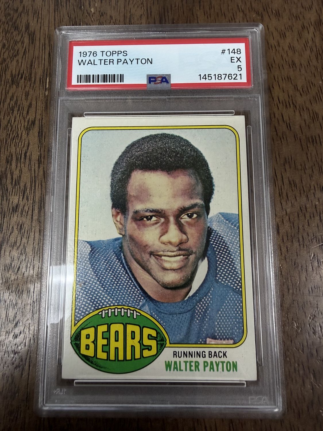 1976 Topps Walter Payton RC #148 PSA 5