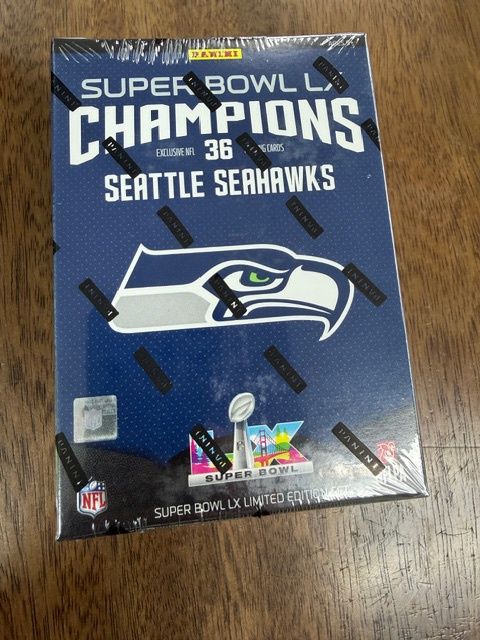 Seattle Seahawks Super Bowl LX Champions Team Set Blaster