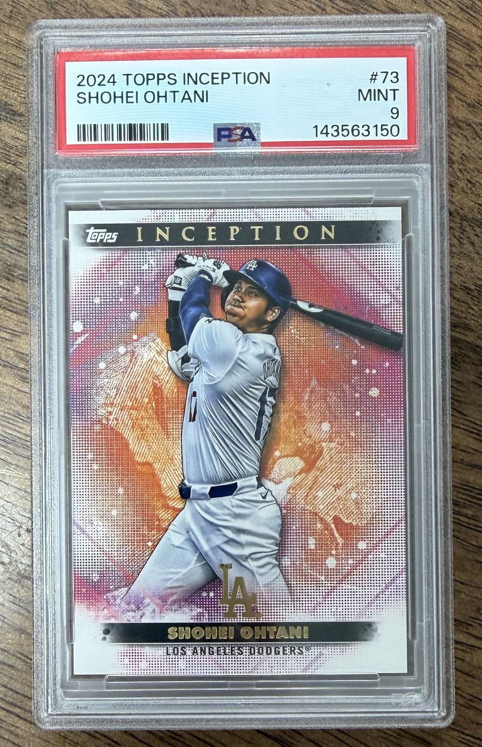 2024 Topps Inception Shohei Ohtani 73 PSA 9