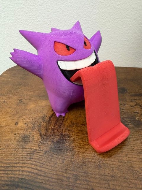 Pokemon Gengar Card Stand 3D Printed