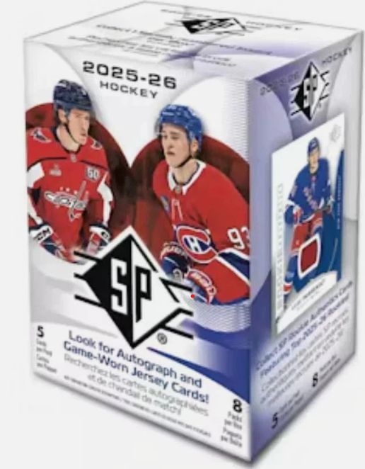 2025-26 Upper Deck SP Hockey Blaster Box