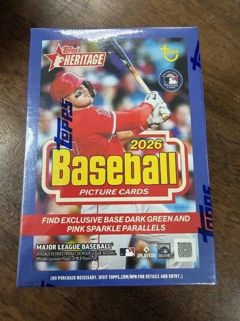 2026 Topps Heritage Baseball Blaster Box