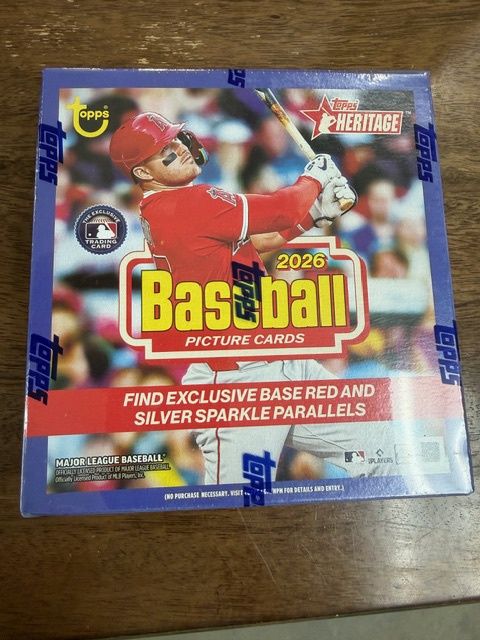 2026 Topps Heritage Baseball Mega Box