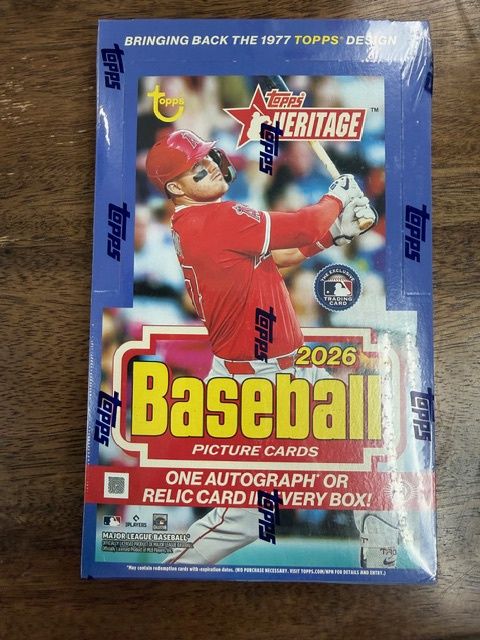 2026 Topps Heritage Baseball Hobby Box