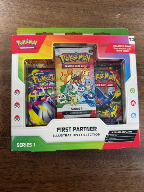 Pokemon First Partner Illustration Collection Series 1