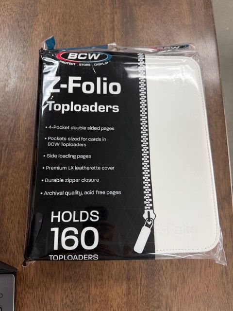4 pocket top loader zipper binder
