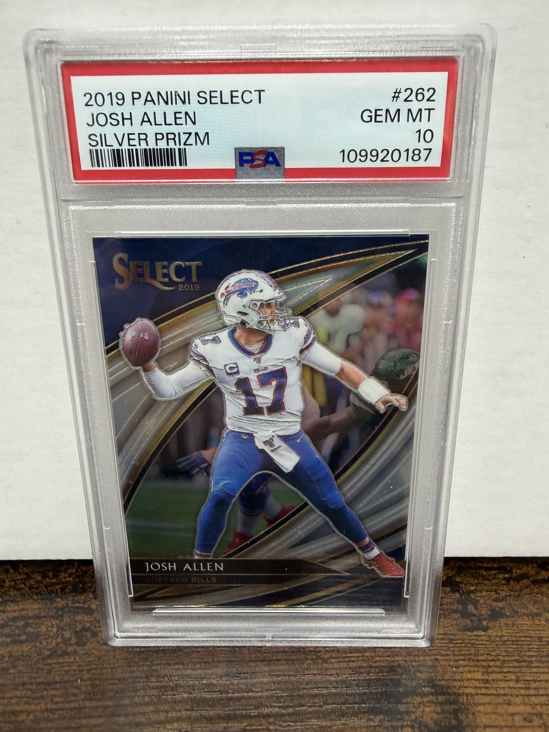 2019 Select Josh Allen Silver Prizm PSA 10