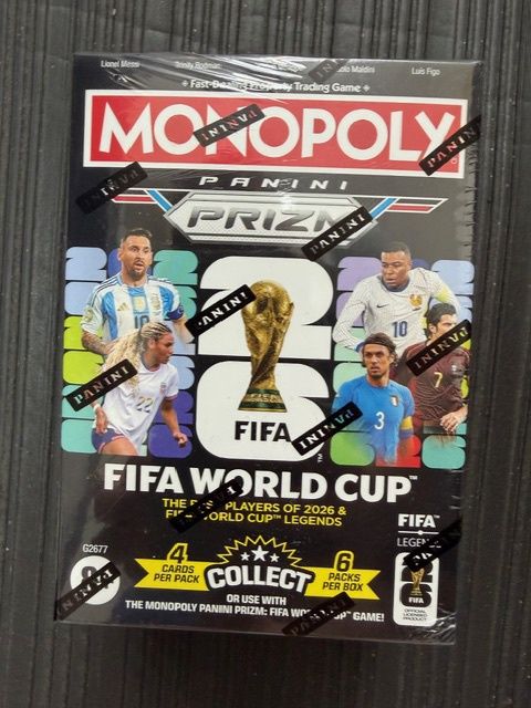 FIFA World Cup Monopoly Panini Prizm Blaster