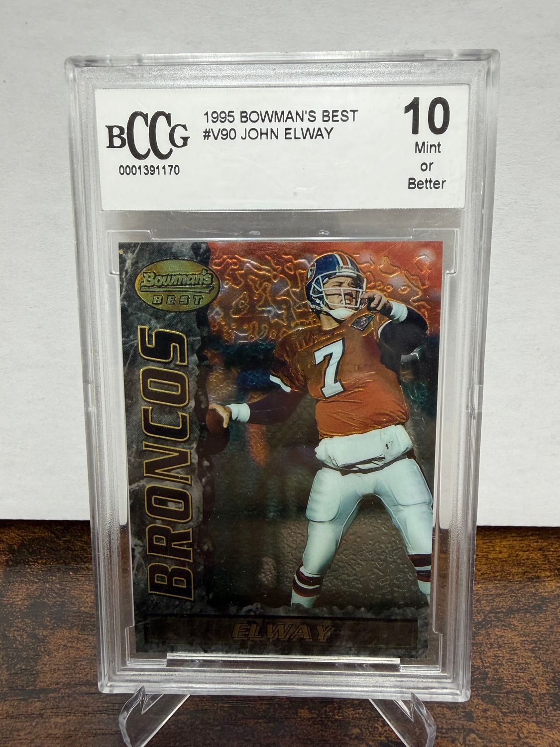 1995 Bowmans Best John Elway V90 BCCG 10