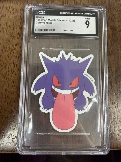 Gengar Sticker w/ Tongue 2023 CGC 9