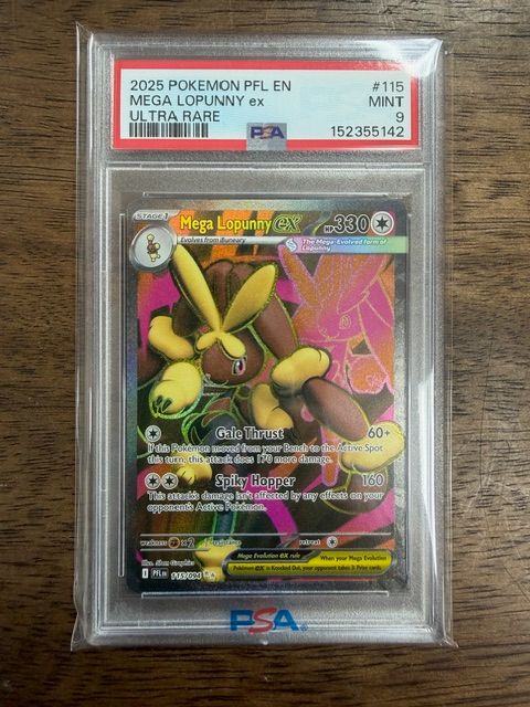 Mega Lopunny Ultra Rare PSA 9
