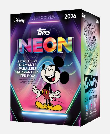 2026 Topps Disney Neon Blaster Box
