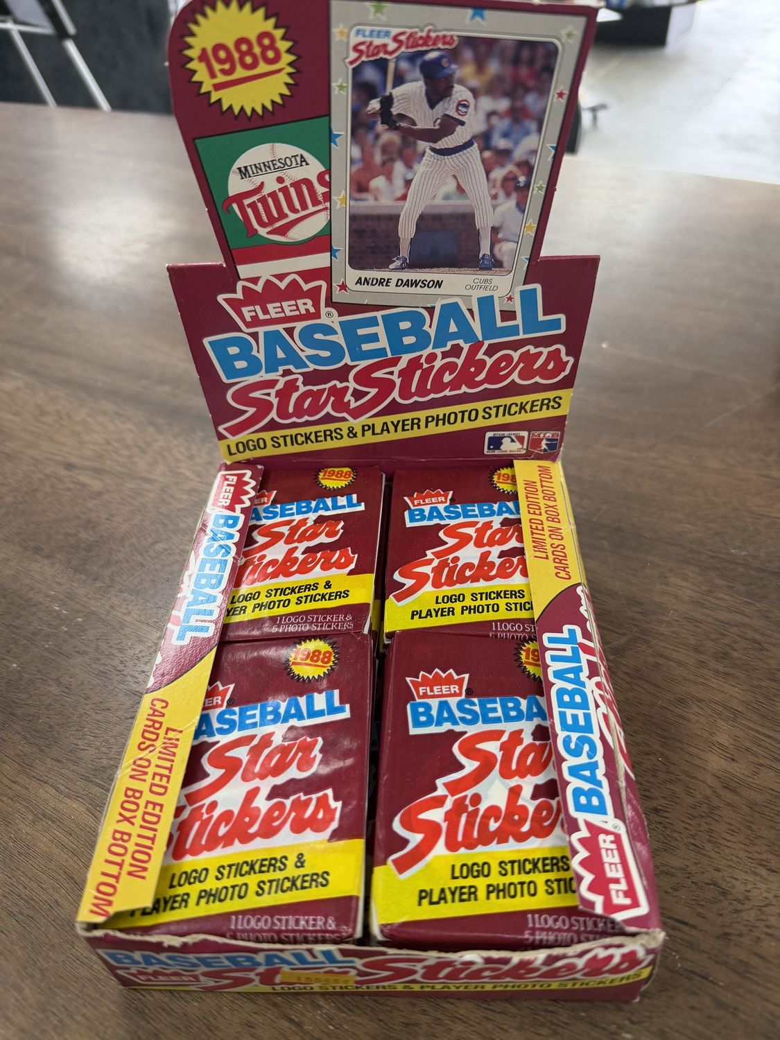 1988 Fleer Baseball Star Stickers Pack