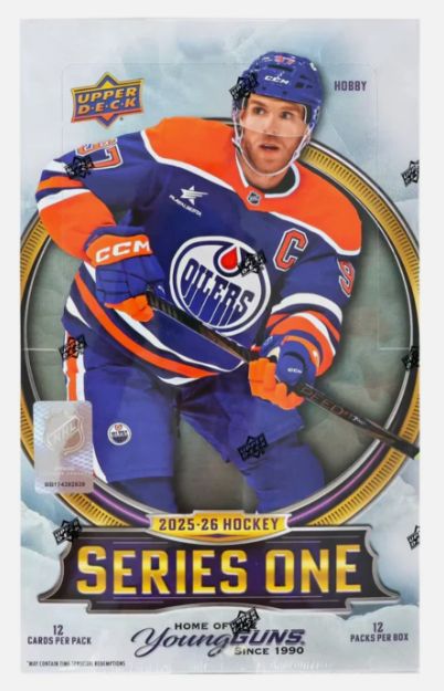 2025-26 Upper Deck Hockey Series One Hobby Box