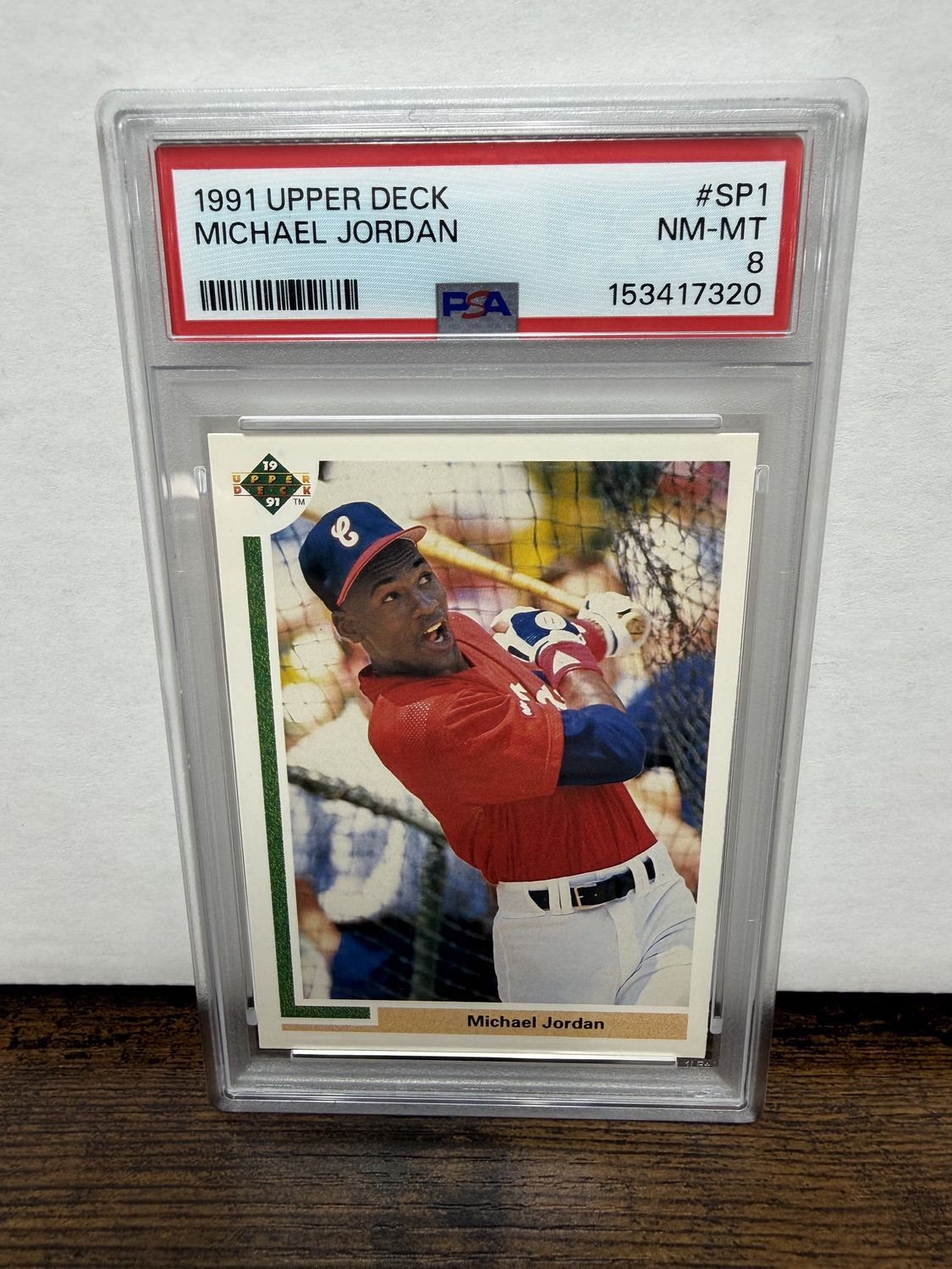 1991 Upper deck Michael Jordan SP1 PSA 8