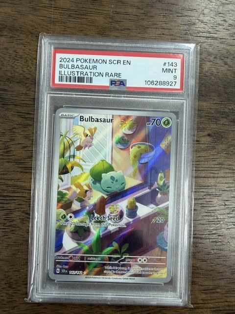 Bulbsaur IR PSA 9 2024 Pokemon 143/142