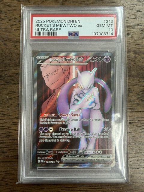 Team Rockets Mewtwo ex PSA 10 Ultra Rare