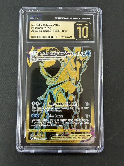 Ice Rider Calyrex VMAX Astral CGC 10 #TG29