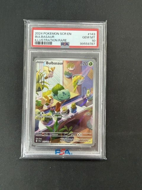 Bulbasaur Stellar Crown PSA 10 #143