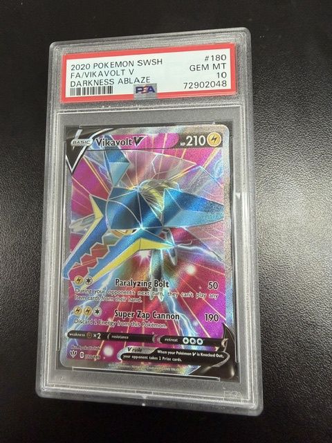 Vikavolt V Darkness Ablaze PSA 10 #180