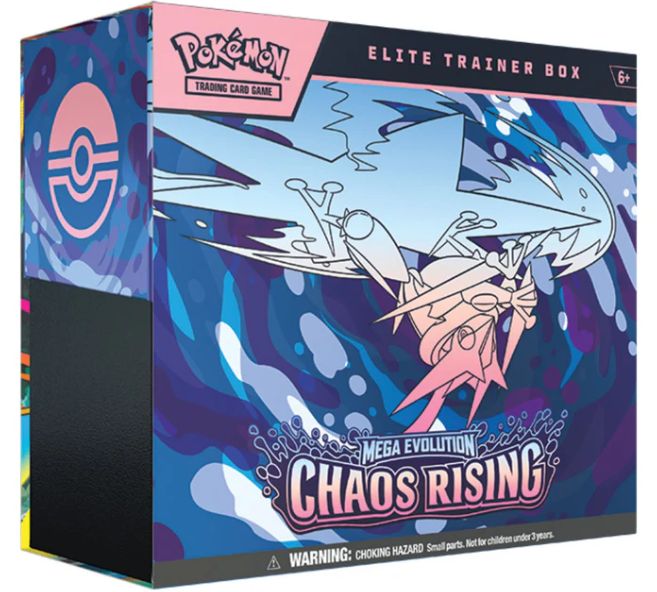 Pokemon Mega Evolution Chaos Rising Elite Trainer Box