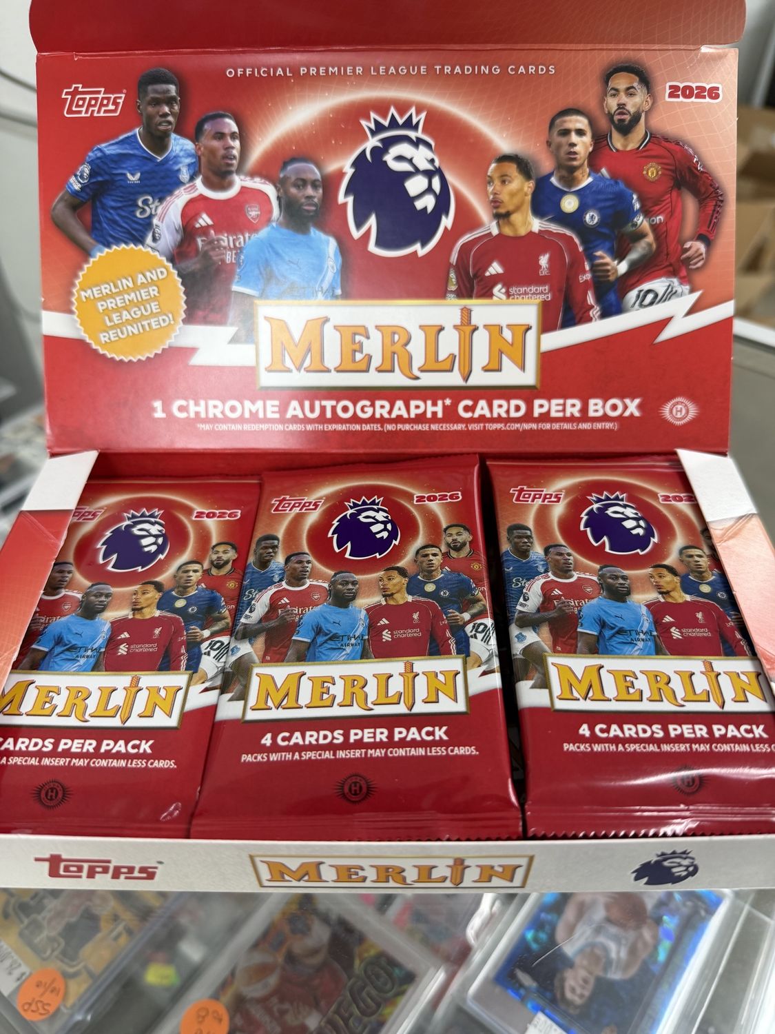 PACK 2026 Merlin Premier League Soccer Hobby PACK