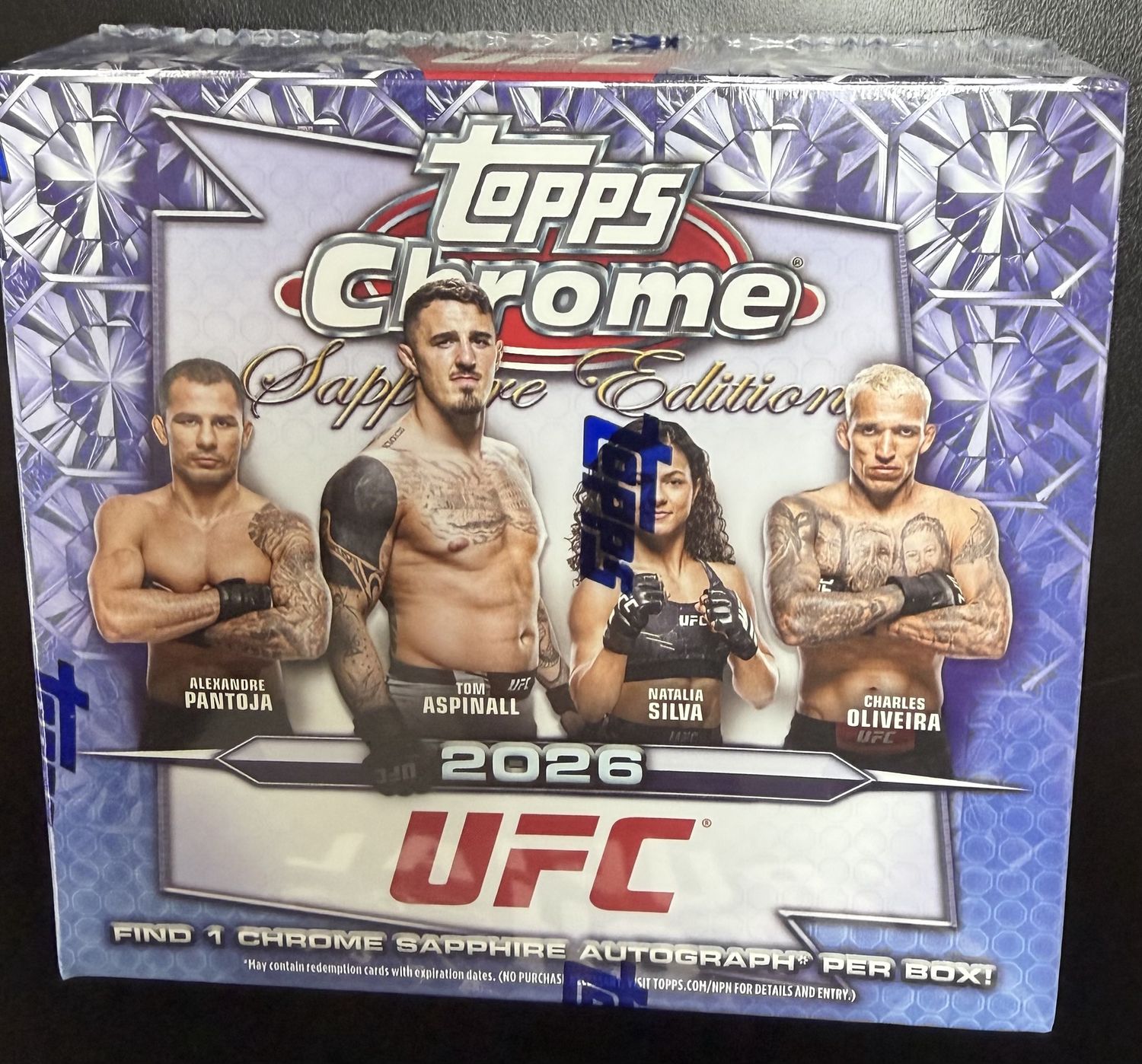 2026 Topps Chrome UFC Sapphire Edition Hobby Box