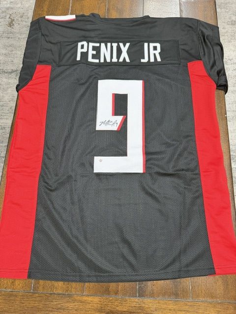 Michael Penix Jr Falcons Signed Custom XL Jersey