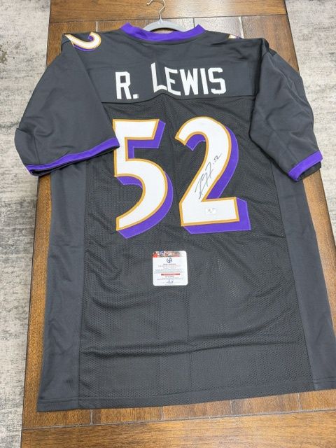 Ray Lewis HOF Ravens Jersey Autographed
