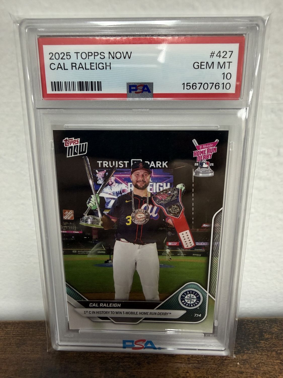 2025 Topps NOW Cal Raleigh 427 PSA 10